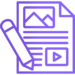 content creation icon- content marketing services